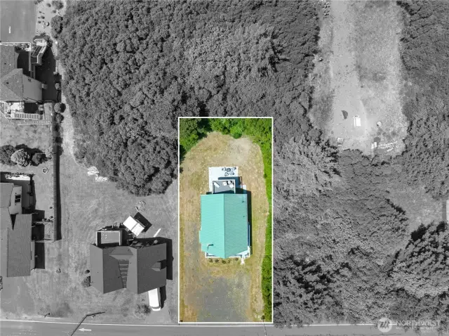 Approximate lot lines of property