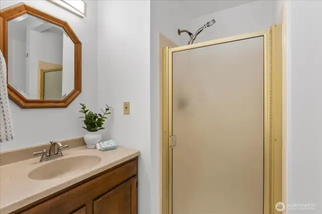 Main floor bath is a 3/4.