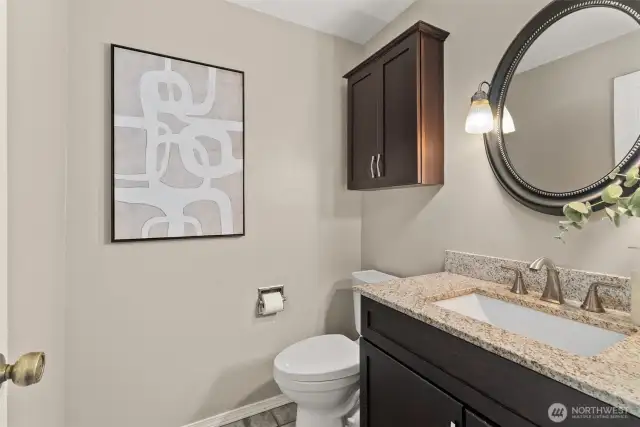 Main floor half Bath
