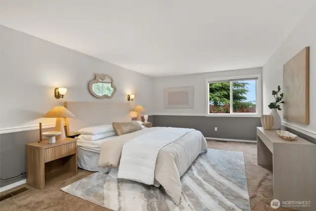 Primary Bed Room features MT Rainier Views!