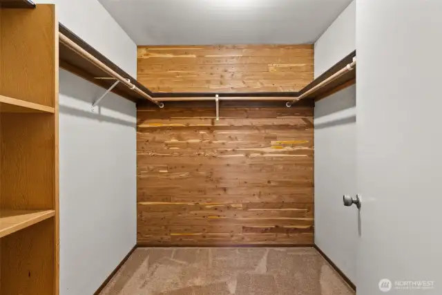 Large walk-in closet in Primary