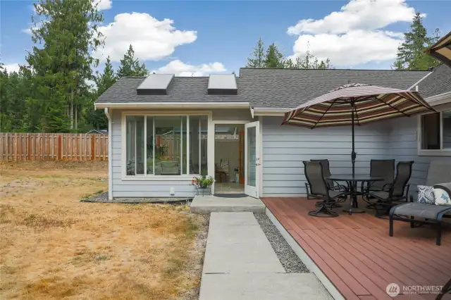 Access to the sunroom for your relaxation and enjoyment.