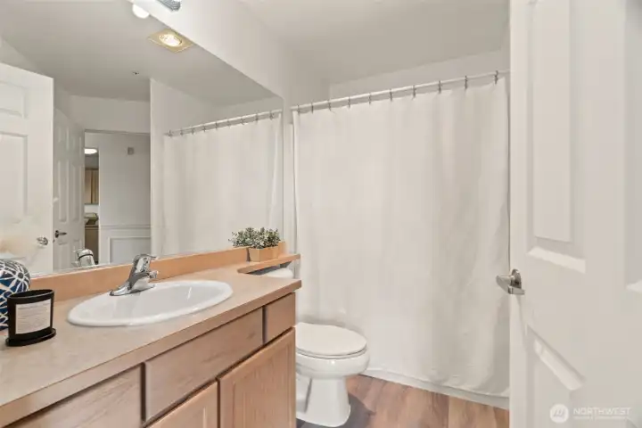 Hall bath.