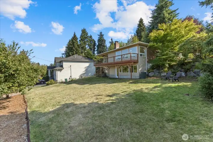 Fruit trees and lots of plants