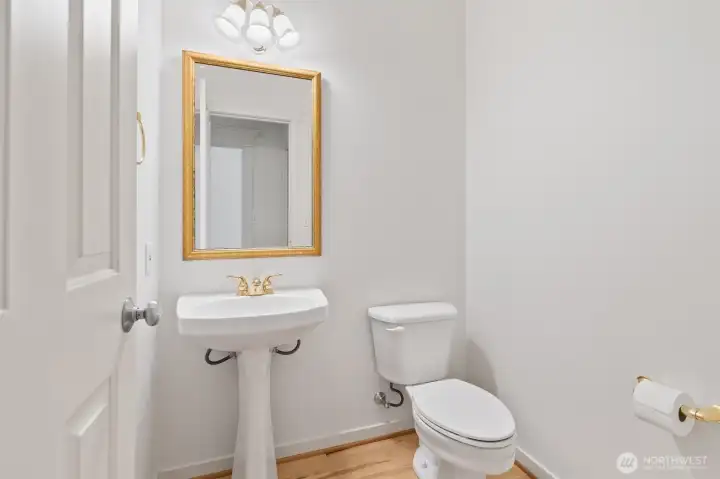 Main floor powder bath.