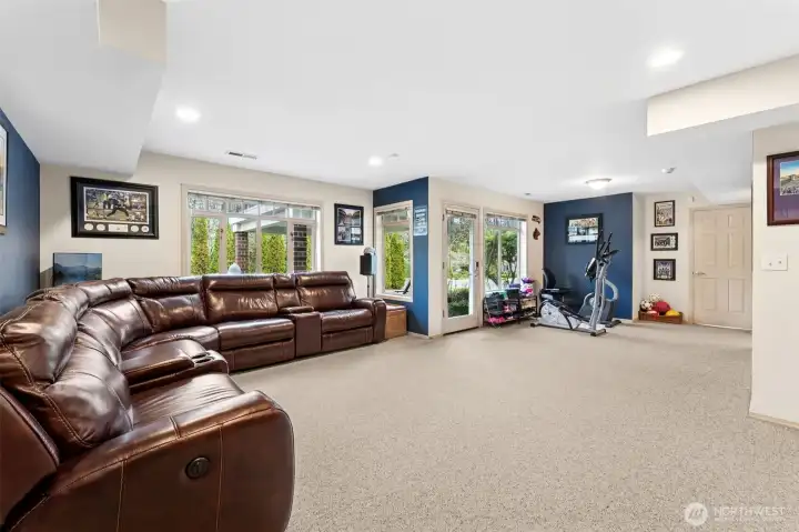 Rec room downstairs