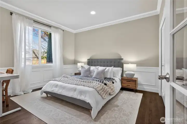 Versatile main floor bedroom/office.