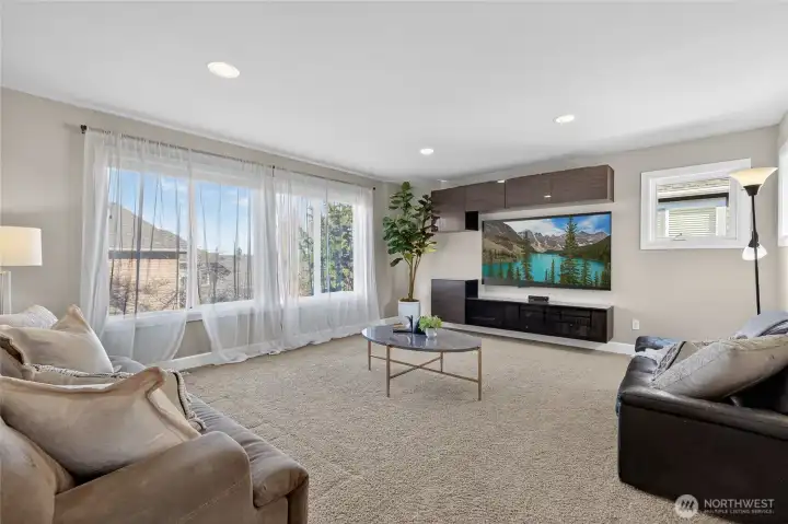 Upper level rec/media/game room.