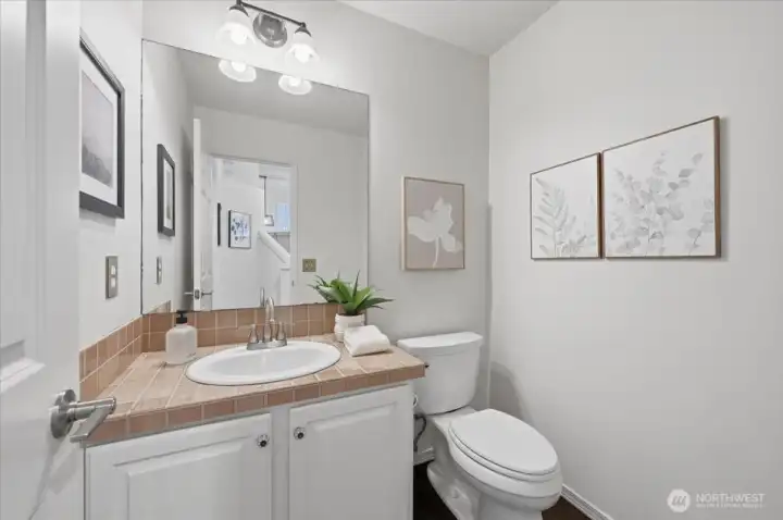 Powder room downstairs