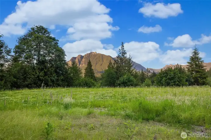 Looking East for the lower part level of the lot