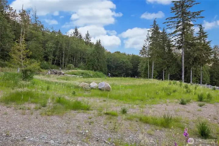 Build site -- dry as a bone.