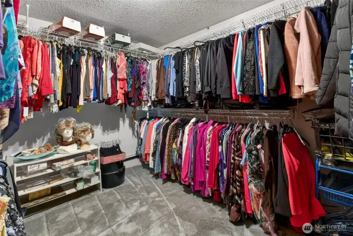 Additional guest bedroom on main floor is currently being used as a walk-in closet. Additional guest bedroom on main floor is currently being used as a walk-in closet.