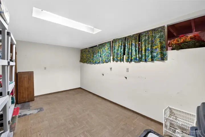 Storage room in lower level. Storage room in lower level.