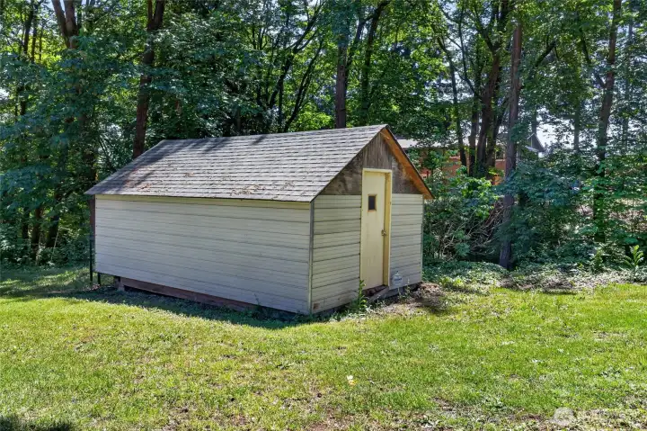 Garden shed for tools and toys! Garden shed for tools and toys!