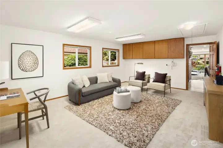 Large bonus room could be a home office, home gym, media room or play room
