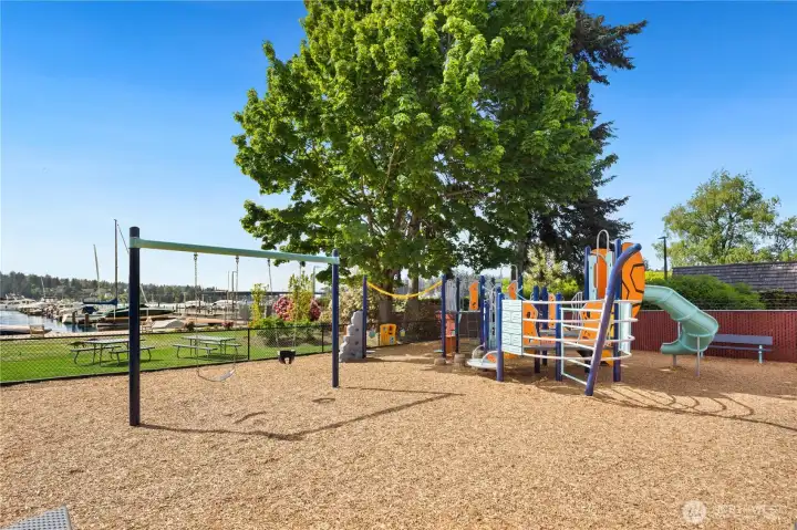 Playground and picnic area