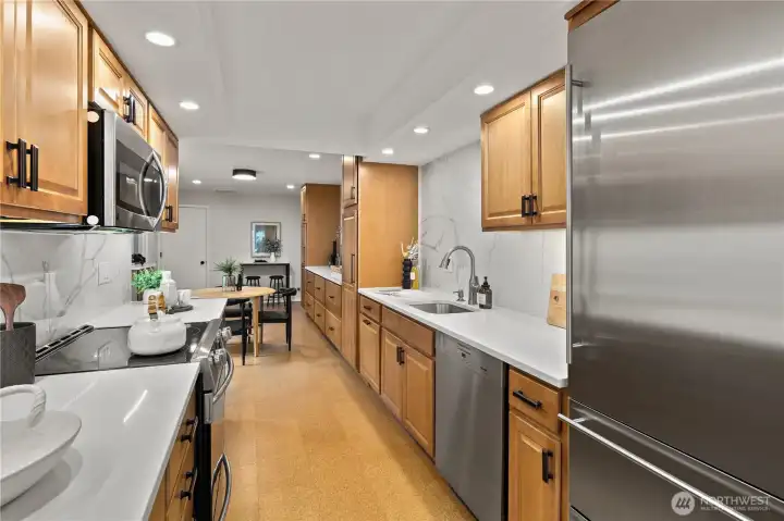 Premium apliances and a comfortable, open layout