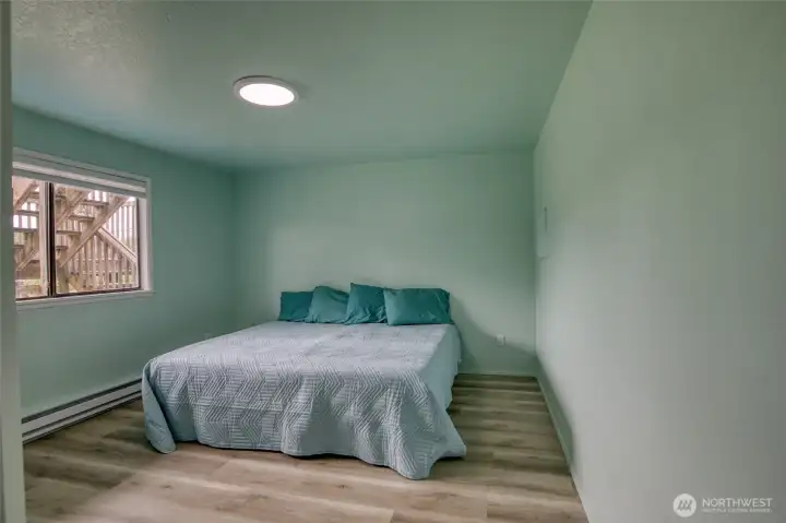 Spacious bedroom