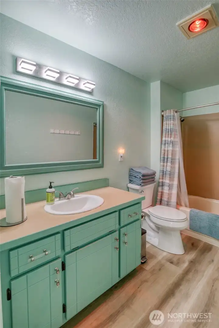 Newly painted and cute bathroom