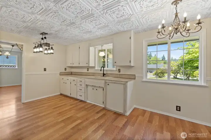 Kitchen is very large! space for eating in AND additional storage Kitchen is very large! space for eating in AND additional storage