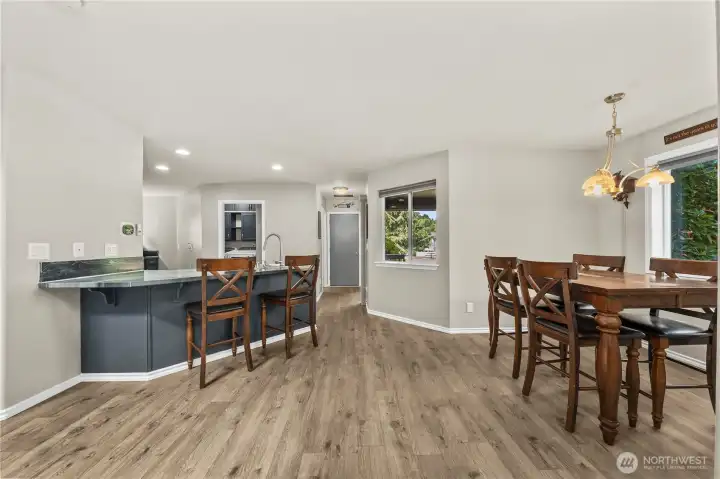 Main floor-dining room-kitchen Main floor-dining room-kitchen