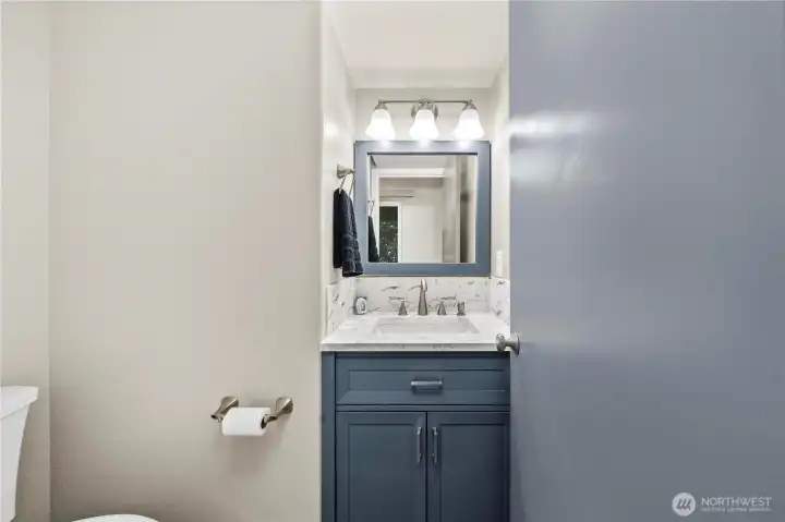 Main level half bath Main level half bath