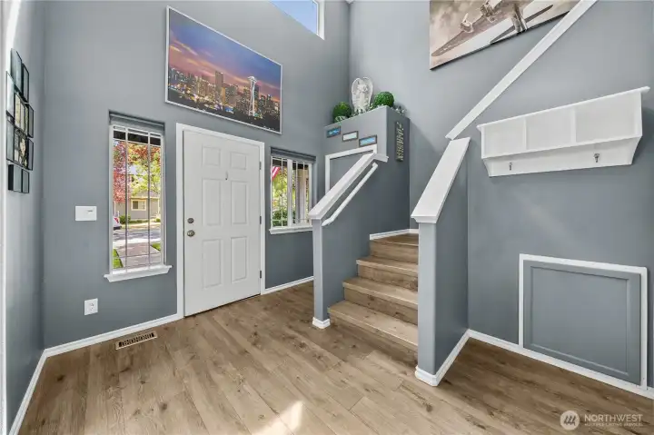Front entrance-stairs Front entrance-stairs