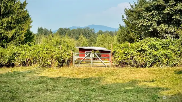 Second gated driveway, idea for possible detached ADU location