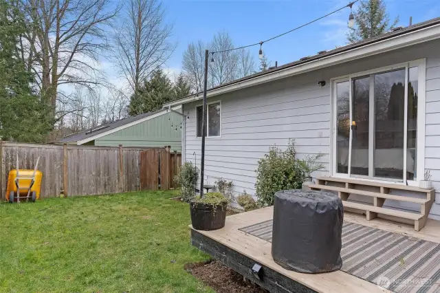 Fenced in Backyard for Each Unit.