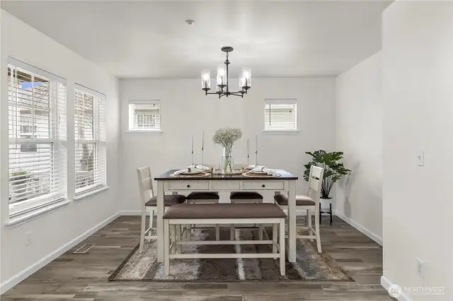 Dining room area.