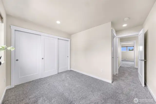 Large closets and its own bathroom