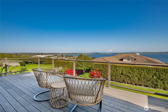 Breathing in the ocean air and relaxing to the view!