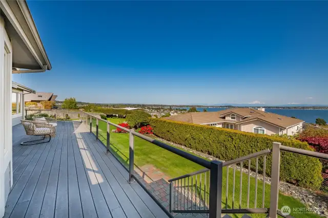 Deck access to the yard