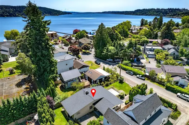 Close to the lake!
