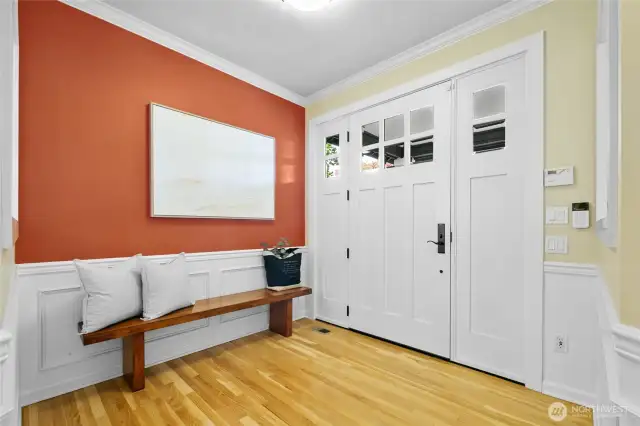 Welcoming front entry