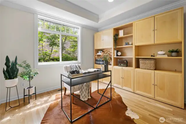 Private, secure office on Main floor