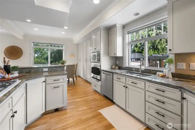 Kitchen and ample storage