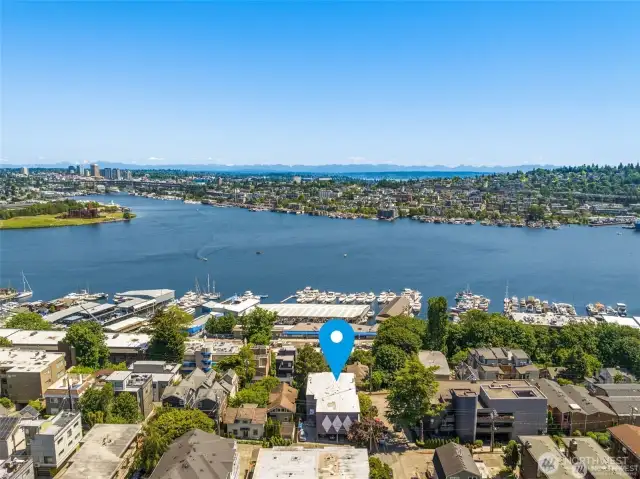 Location Location! Westlake with peak a boo view of South Lake Union