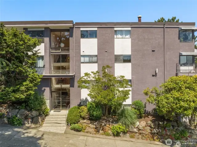 Welcome home to your new Boutique Condo Building — Only 9 Units! Top Floor, Left Unit. SHARES WALLS WITH NO ONE!