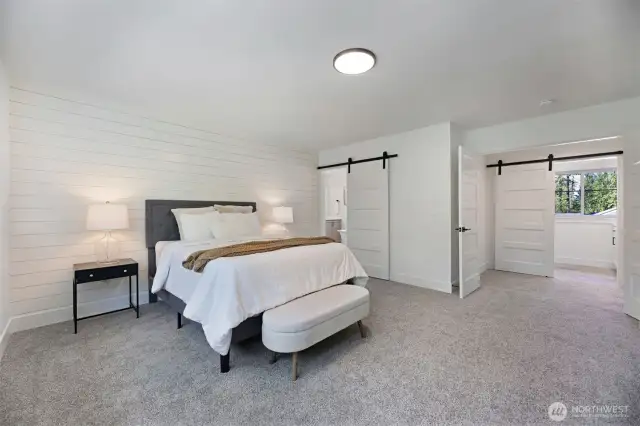 Spacious primary bedroom