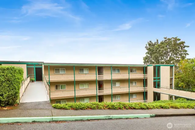 Front of building from street