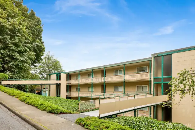Front of building