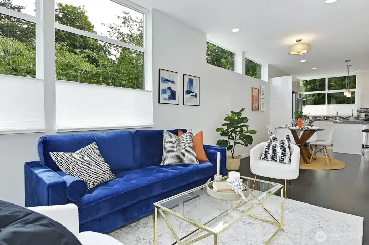 Light filled rooms