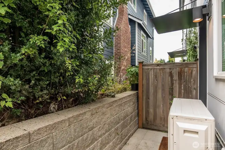 Patio off kitchen