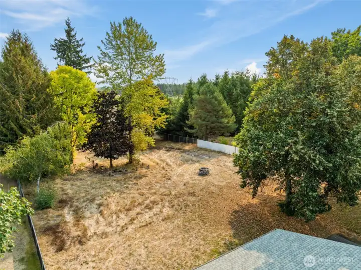 Situated on just under an acre of land.