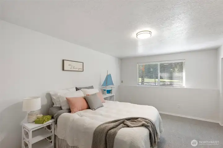 Lower level bedroom.