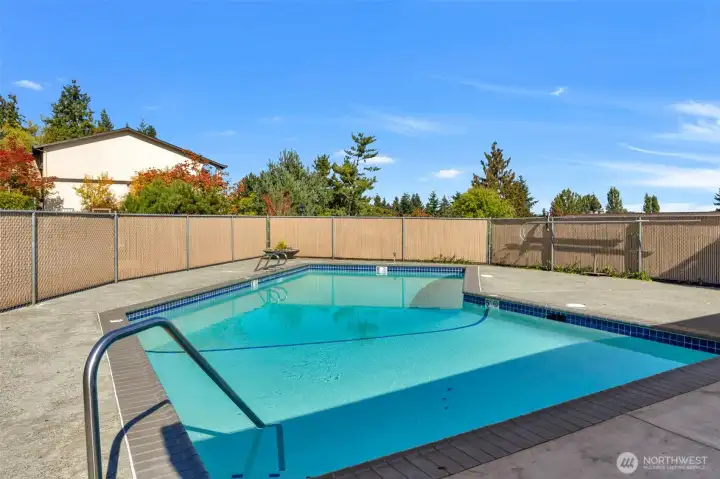 Resident cabana offering a complete range of amenities