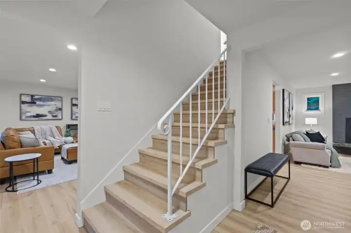 All bedrooms upstairs!