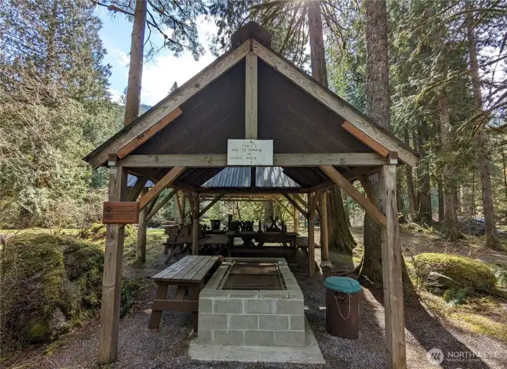 Community Covered BBQ area