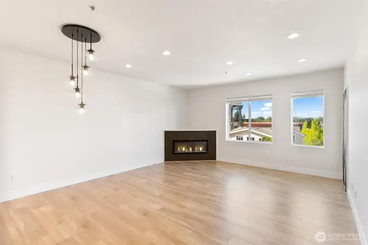 Remodeled fire place